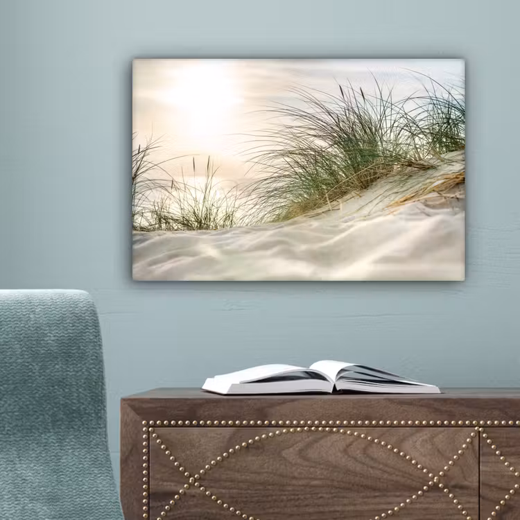 Canvas schilderij - Duin - Waddeneilanden - Water — 4