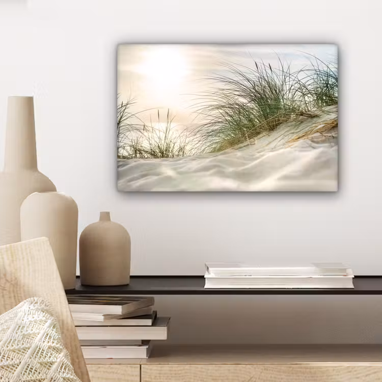 Canvas schilderij - Duin - Waddeneilanden - Water — 5
