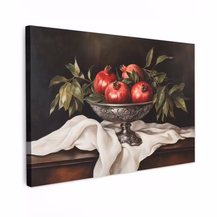 Canvas schilderij - Granaatappels - Klassiek - Vintage — 1