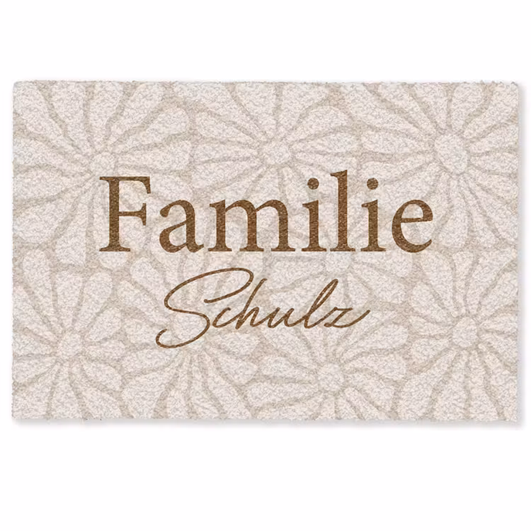 Gepersonaliseerde deurmat Familie — 1