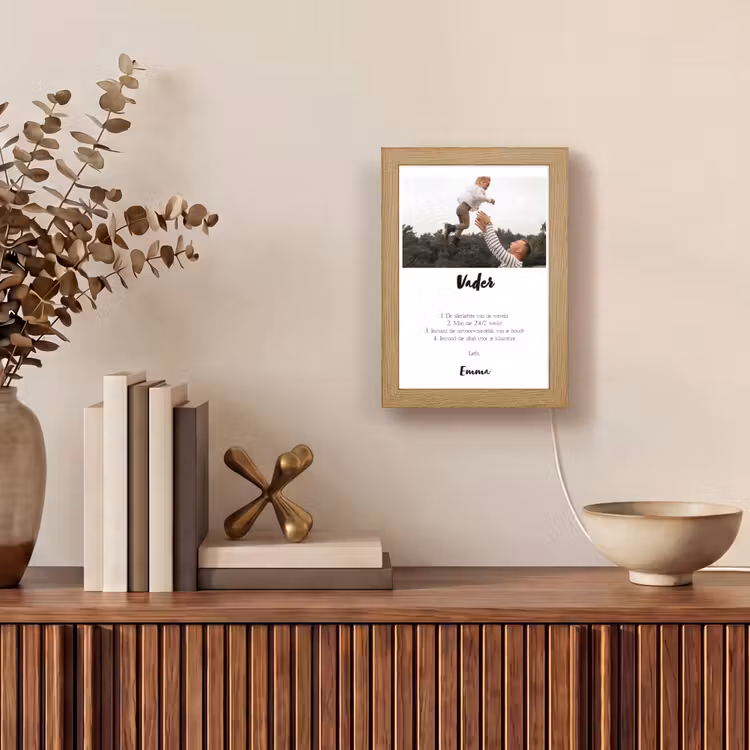 Gepersonaliseerde Lightbox - Betekenis Papa — 4