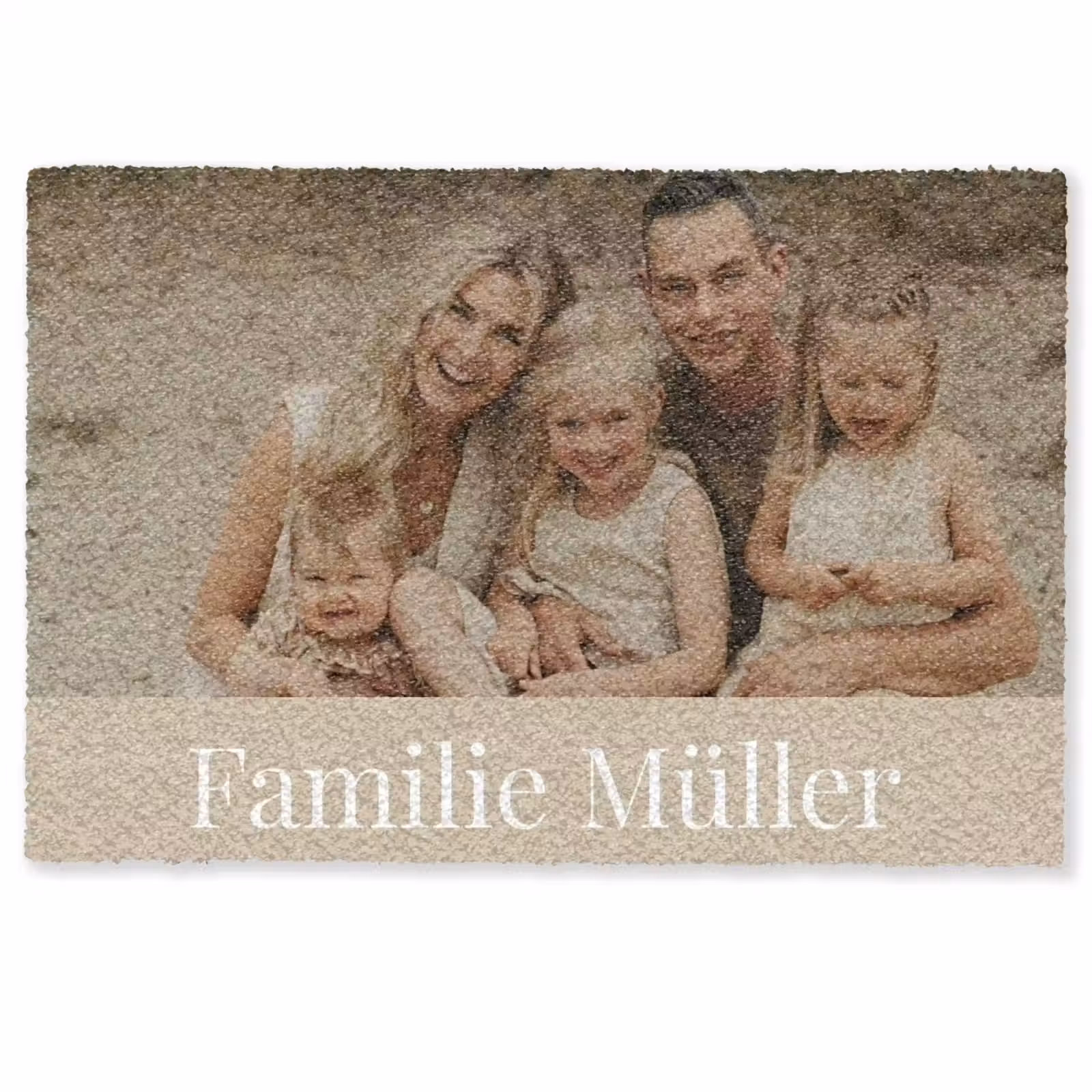 Gepersonaliseerde deurmat Eigen - Foto - Balken - Unter — 1