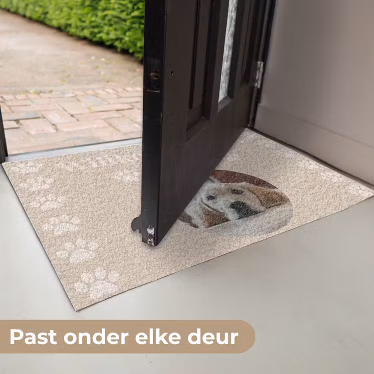 Gepersonaliseerde deurmat Eigen - Foto - Rund - Füße — 6
