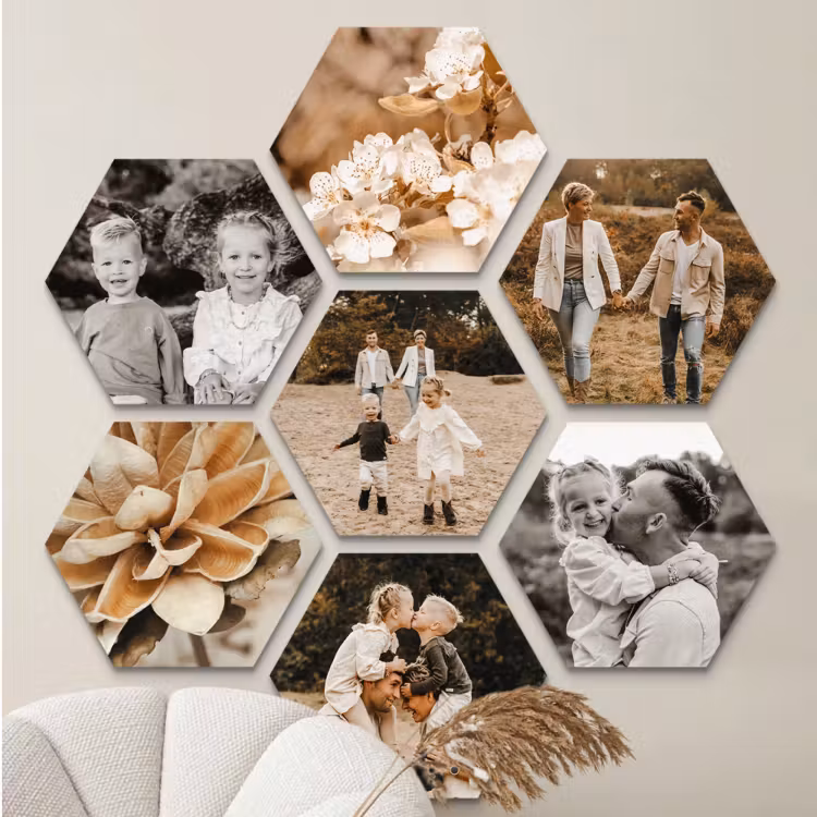 Hexagon foto — 6