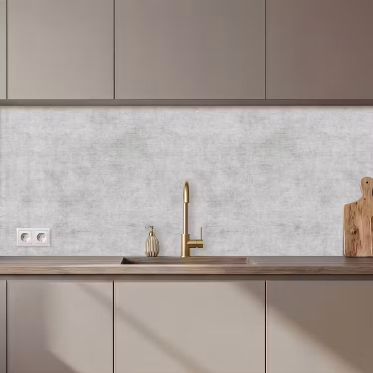 Keuken achterwand - Beton - Grijs - Industrieel - Patroon — 1