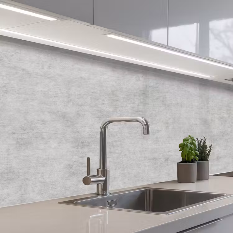 Keuken achterwand - Beton - Grijs - Industrieel - Patroon — 2