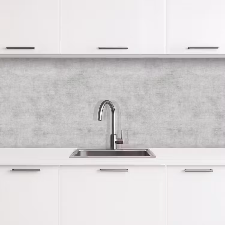 Keuken achterwand - Beton - Grijs - Industrieel - Patroon — 4
