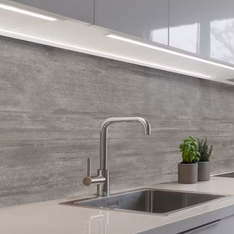 Keuken achterwand - Patroon - Beton - Grijs — 2