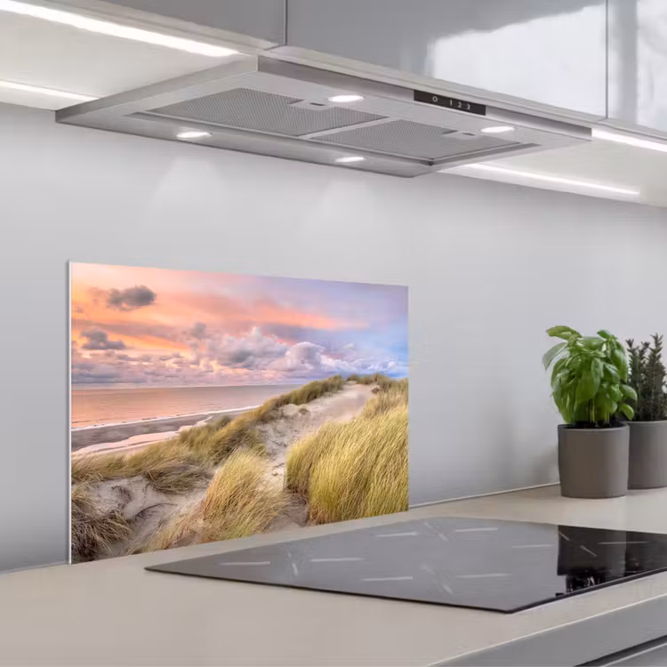 Keuken achterwand - Strand - Zee - Duin - Zonsondergang — 5