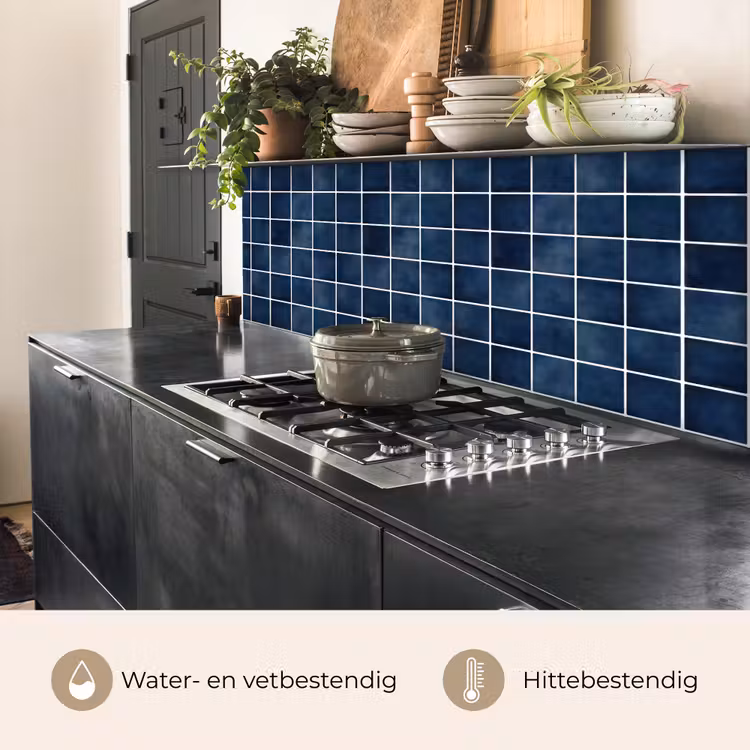 Keuken achterwand - Tegel - Modern - Blauw — 5