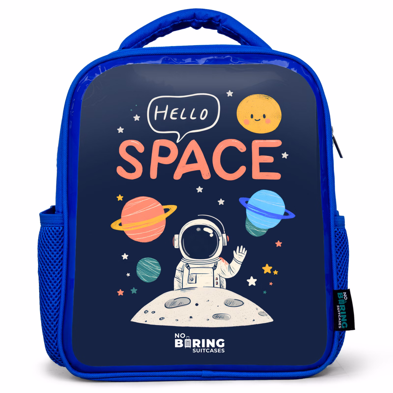 Rugzak kind - blauw - Astronaut - Quote - Planeten - Sterren — 1