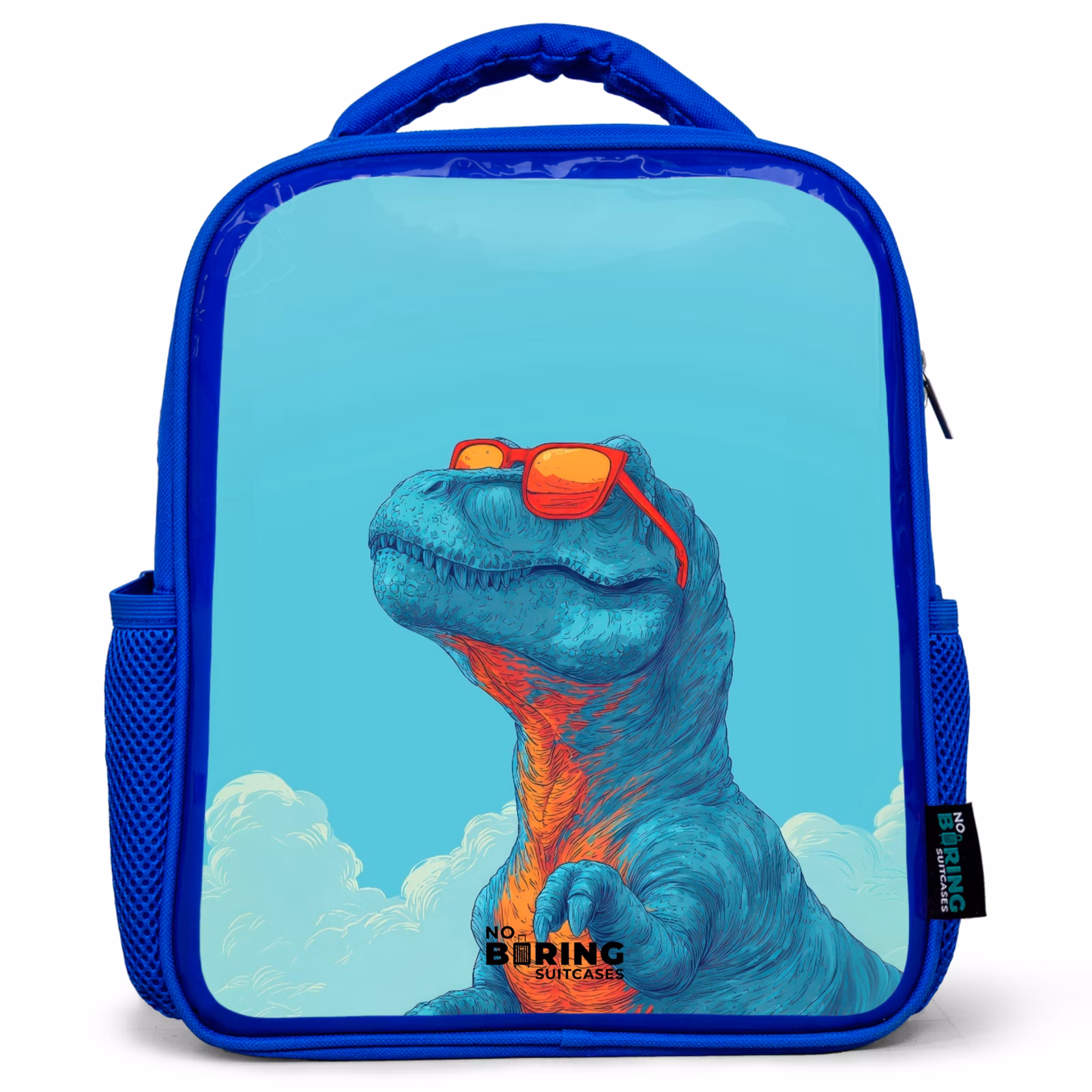 Rugzak kind - blauw - Dino - Zonnebril - Blauw — 1