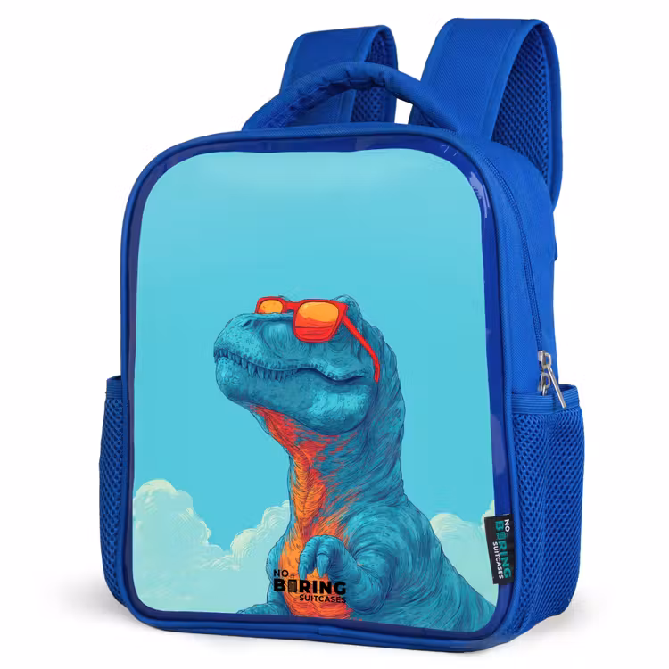 Rugzak kind - blauw - Dino - Zonnebril - Blauw — 7