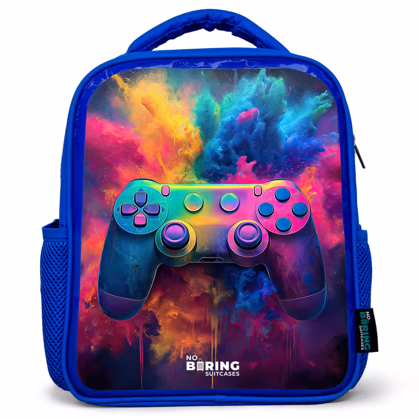 Rugzak kind - blauw - Game - Controller - Kleurrijk - Explosie — 1