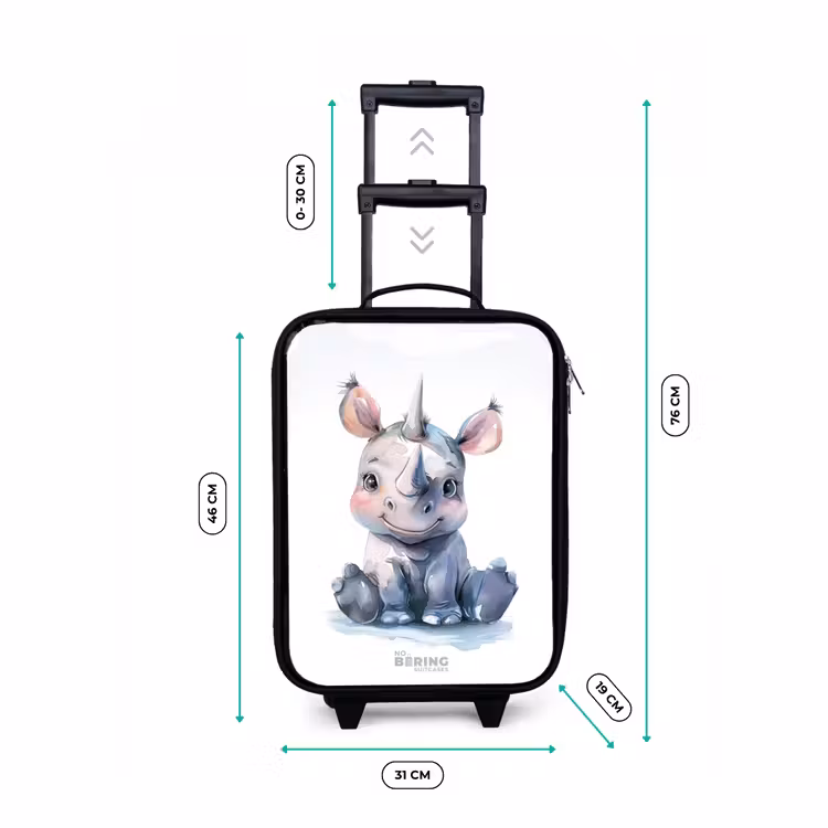 Kinderkoffer - Baby neushoorn — 7