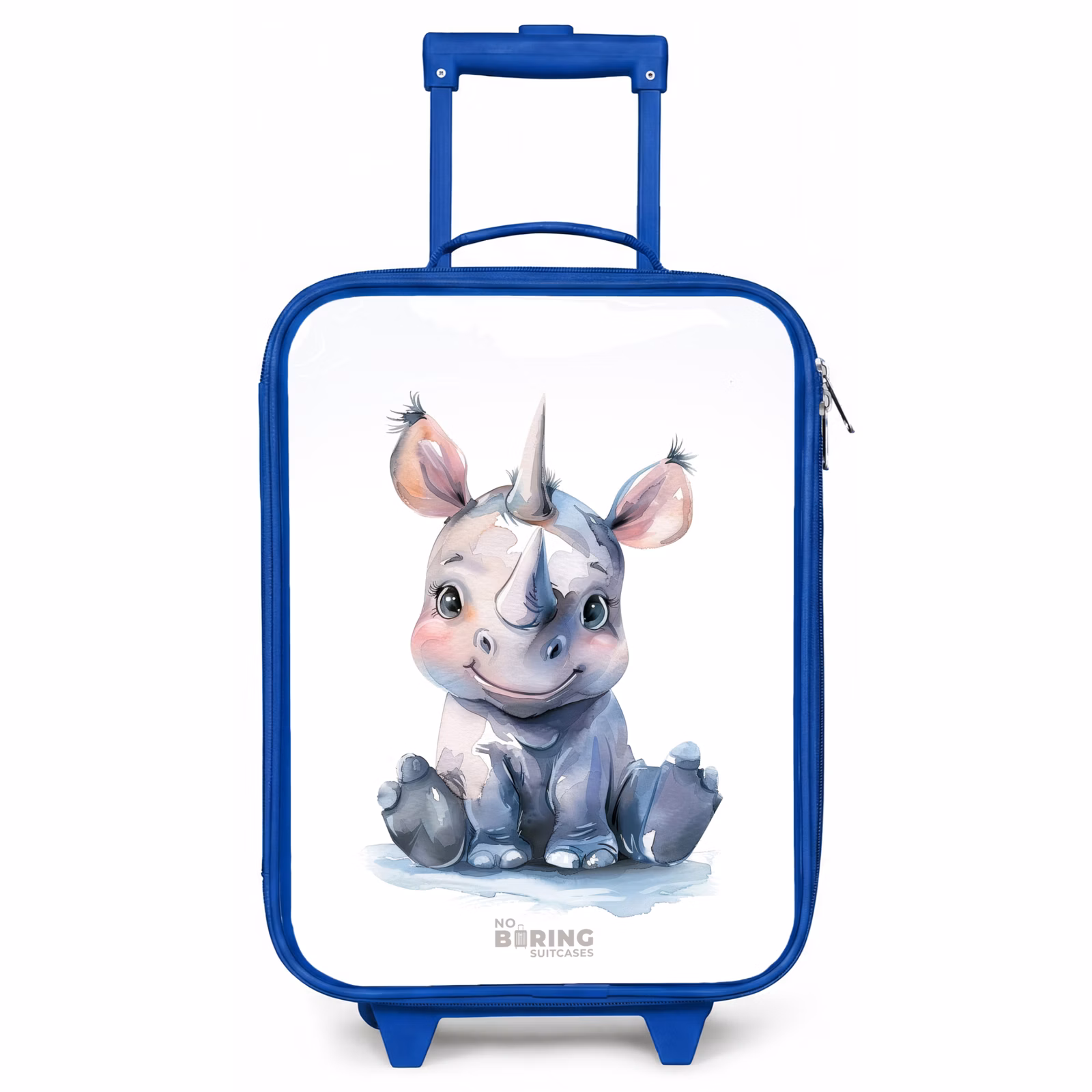 Kinderkoffer blauw - Baby neushoorn — 1
