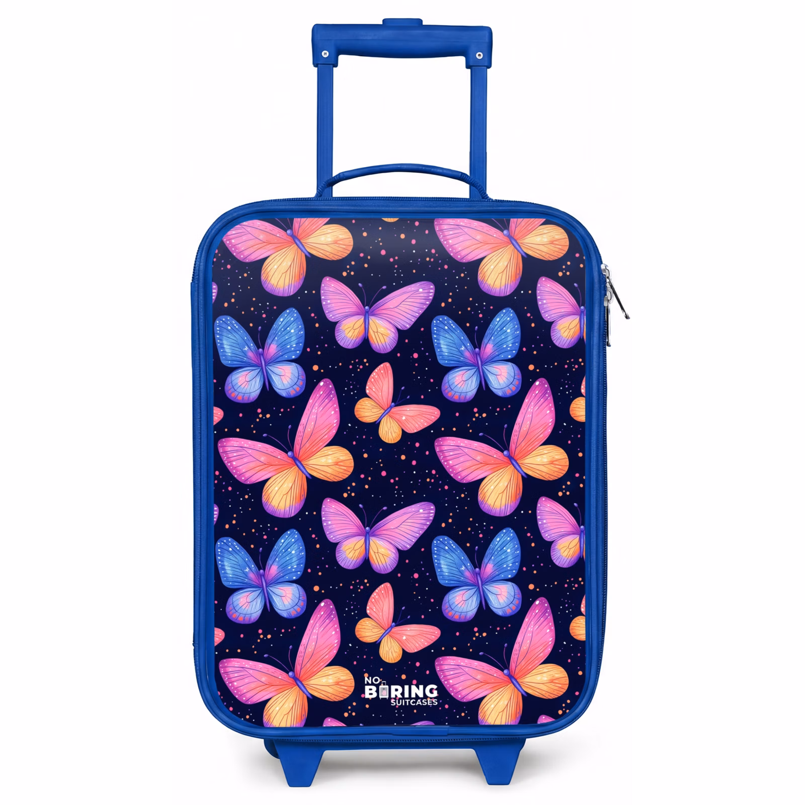 Kinderkoffer blauw - Kleurrijke vlinders in roze en blauw — 1