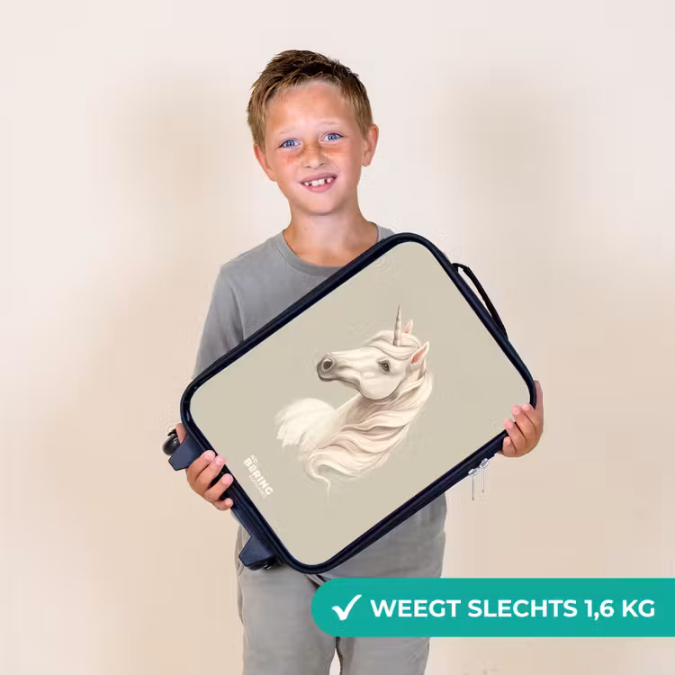 Kinderkoffer - Eenhoorn in neutrale kleuren — 3