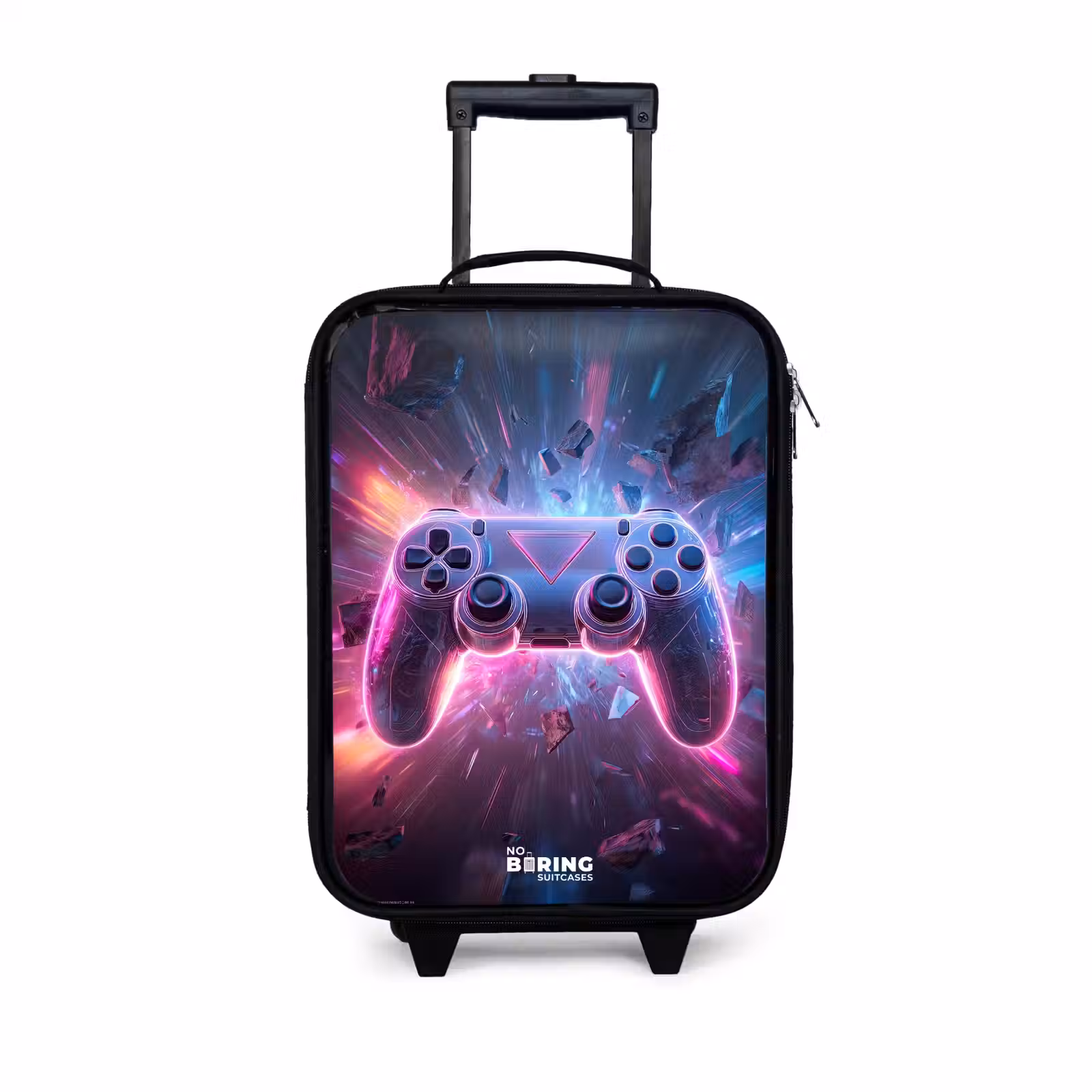 Kinderkoffer - Zwart - Game - Controller - Neon — 1