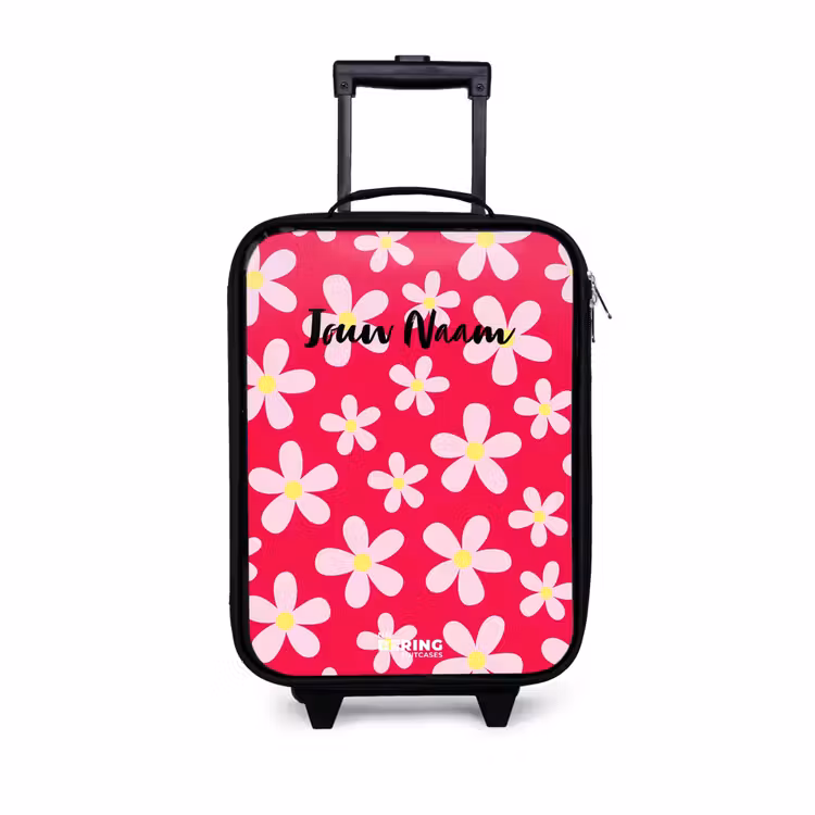 Kinderkoffer - Madeliefjesmania hotpink — 1