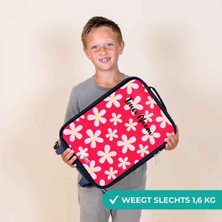 Kinderkoffer - Madeliefjesmania hotpink — 3
