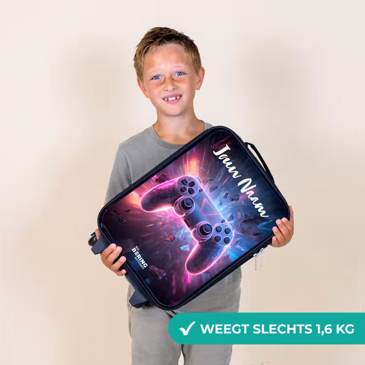 Kinderkoffer met naam - Controller - Neon - Game — 3
