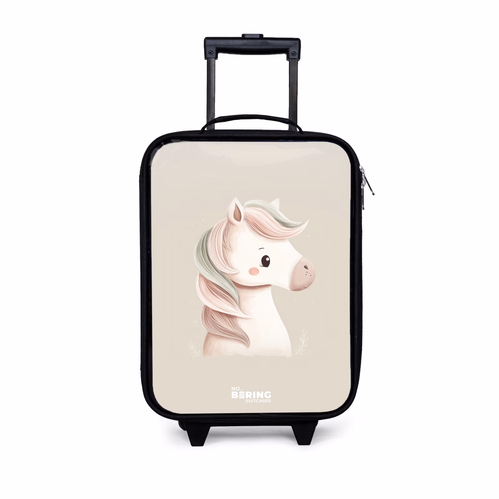 Kinderkoffer - Pony in roze pastel kleuren — 1