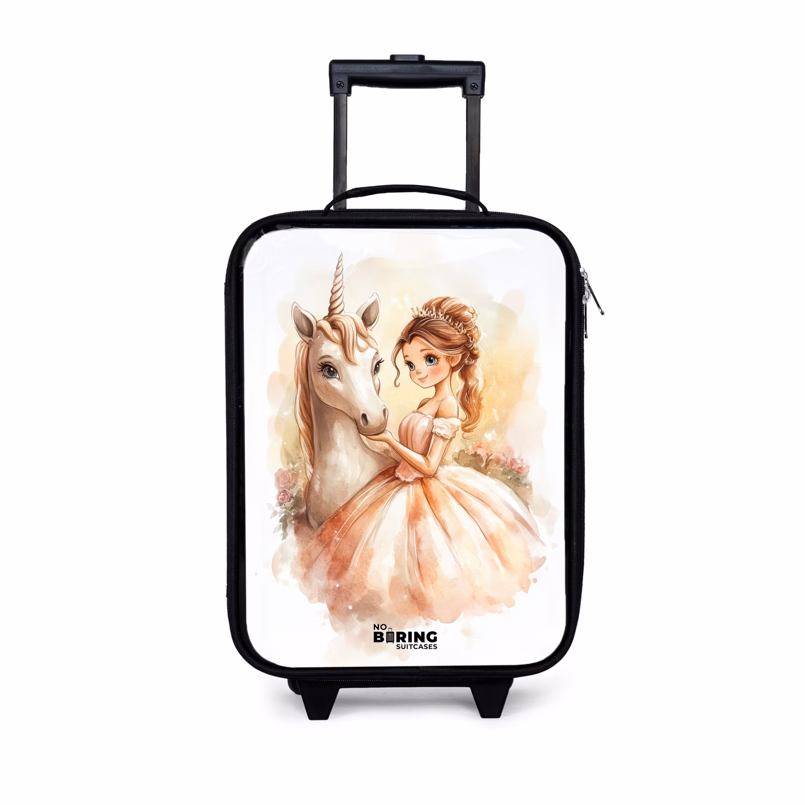 Kinderkoffer - Prinses in jurk met witte eenhoorn — 1