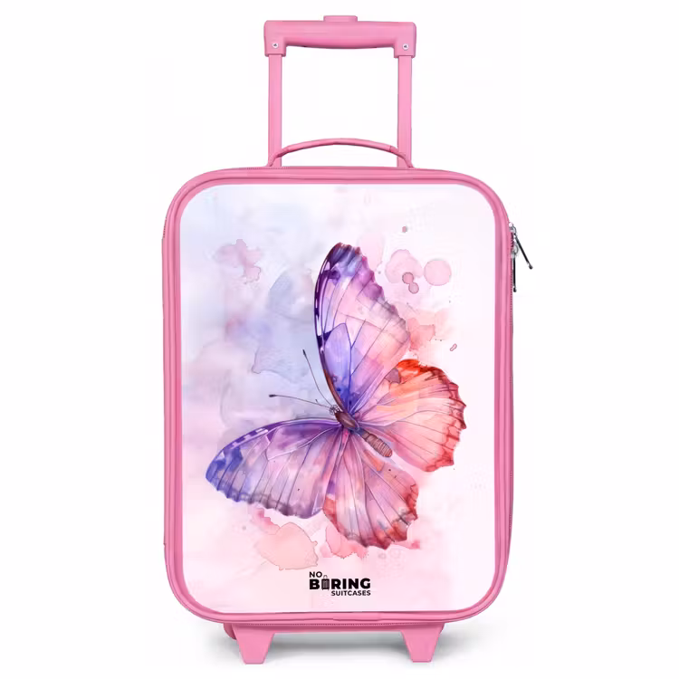 Kinderkoffer roze - Aquarel aurora — 1