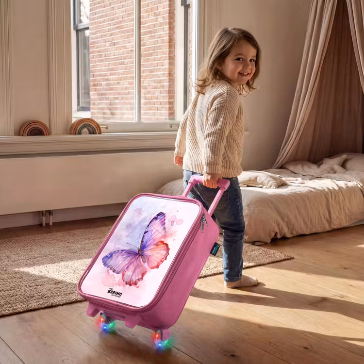 Kinderkoffer roze - Aquarel aurora — 3