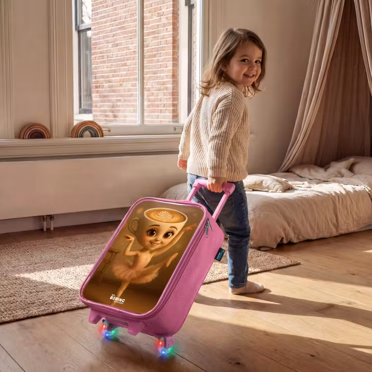 Kinderkoffer roze - Ballerina Cappuccina — 3