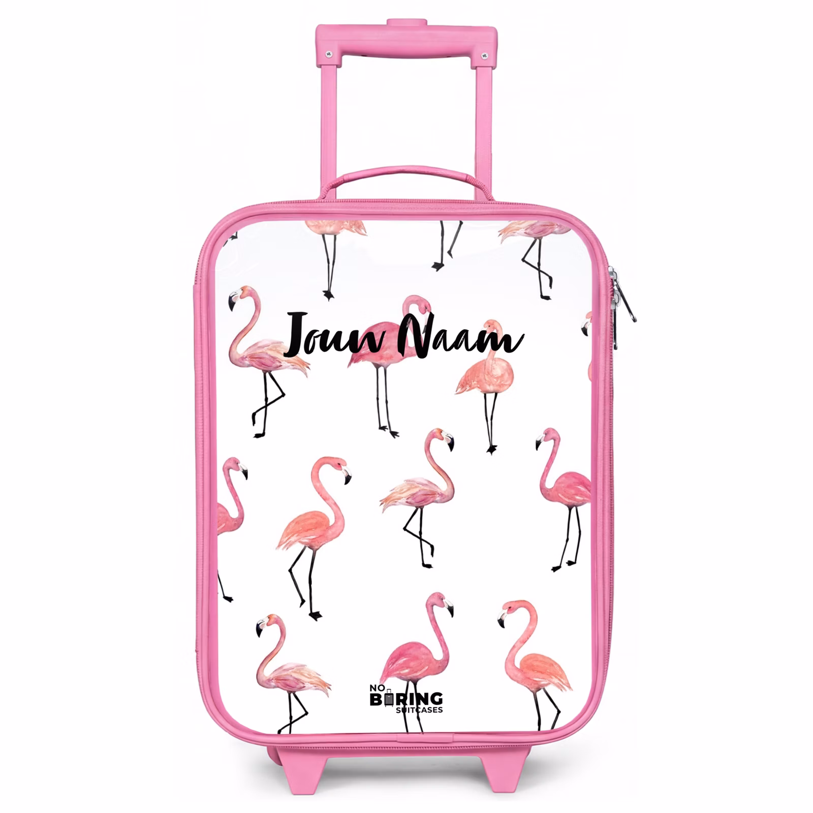 Kinderkoffer roze - Flamingo feestje — 1