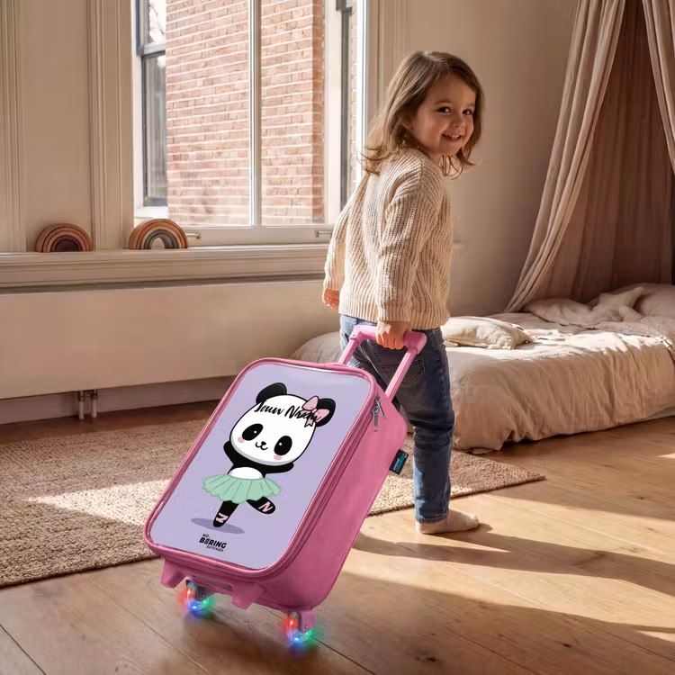 Kinderkoffer roze - Kawai - Ballet - Panda — 3
