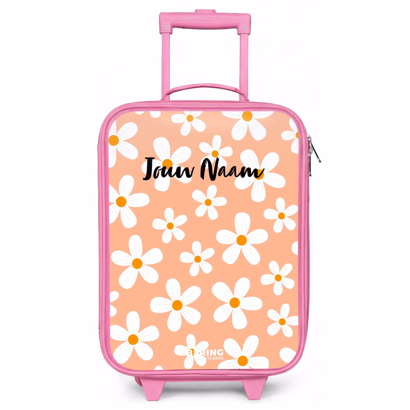 Kinderkoffer roze - Madeliefjesmania perzik — 1