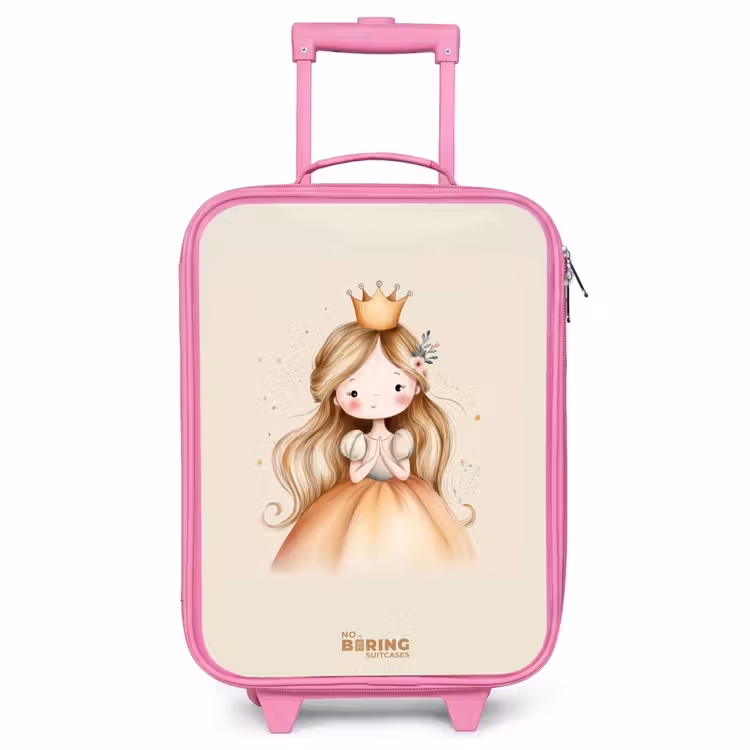 Kinderkoffer roze - Prinses in gouden tinten — 1