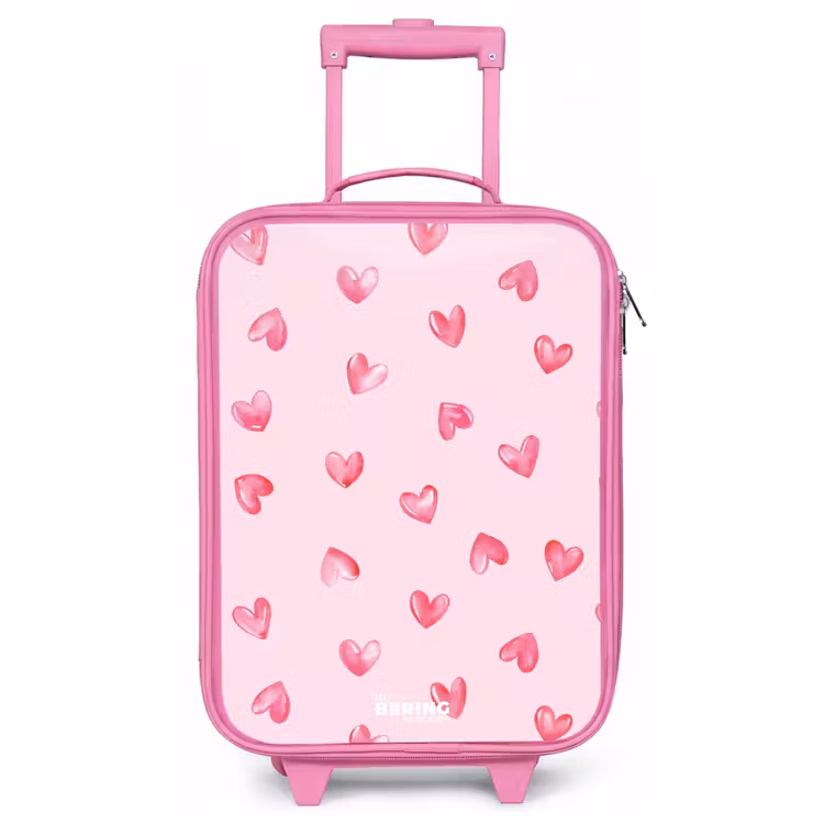 Kinderkoffer roze - Roze hartjes — 1