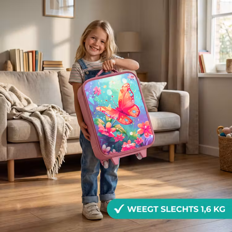Kinderkoffer roze - Verbluffende vlinder — 2
