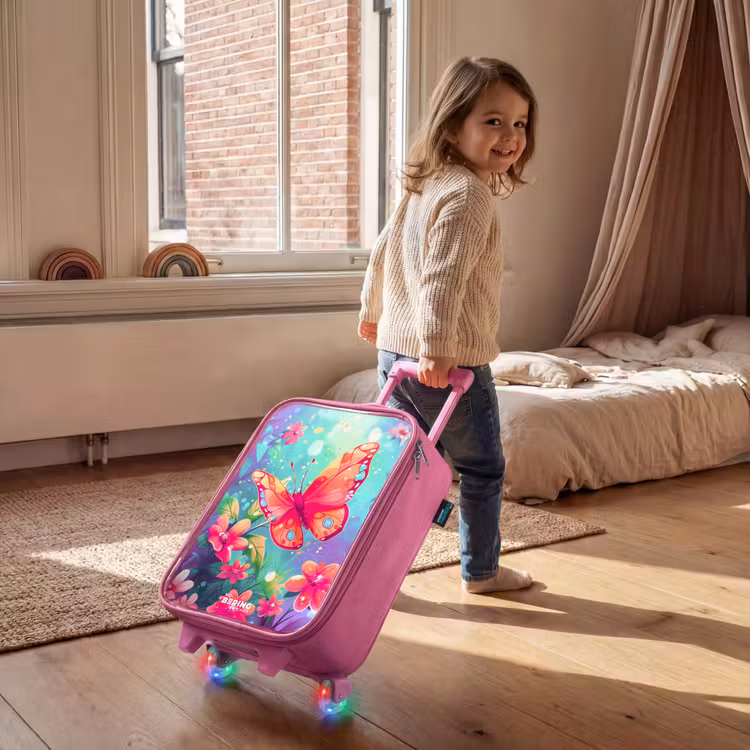 Kinderkoffer roze - Verbluffende vlinder — 3