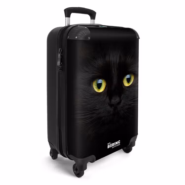 Koffer - Zwarte kat met felle ogen — 2