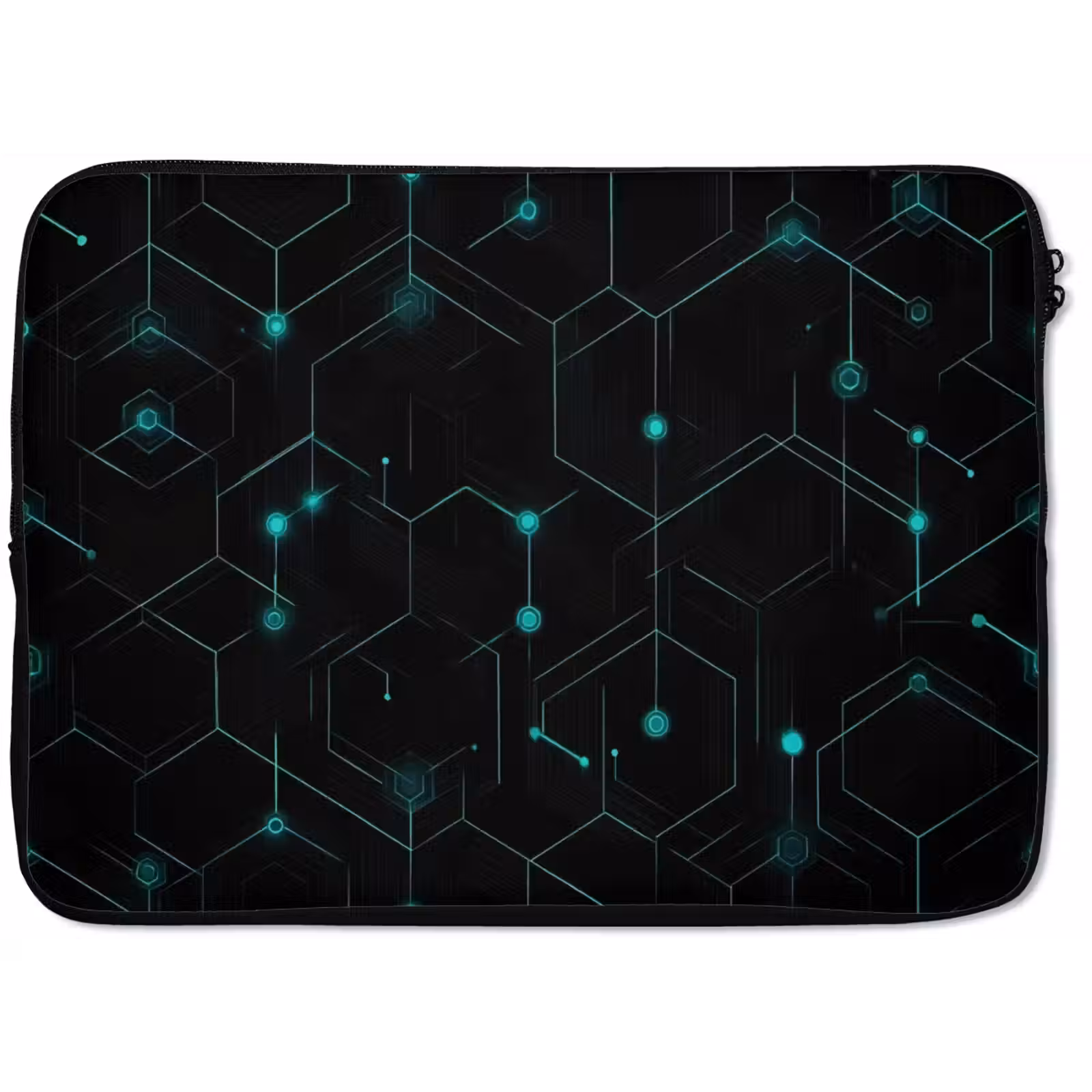 Laptophoes Gaming - Netwerk - Blauw - Punten - Patroon — 1