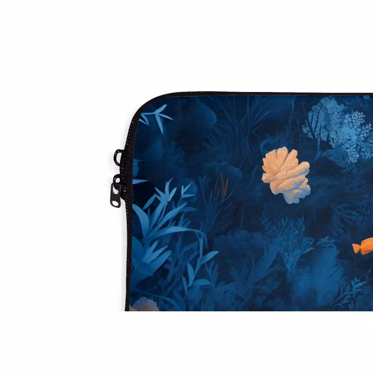 Laptophoes Koraalrif - Vissen - Oceaan - Blauw — 5