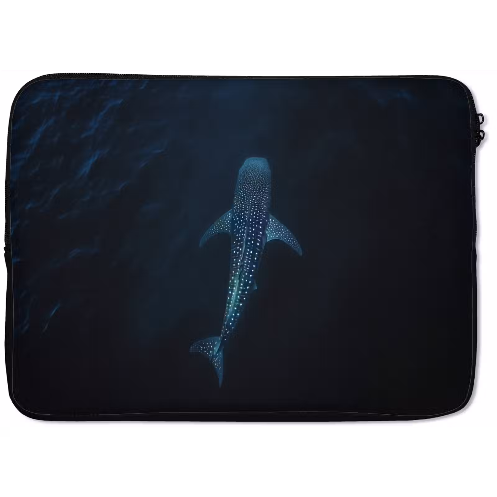 Laptophoes Oceaan - Walvishaai - Donkerblauw - Vlekken — 1