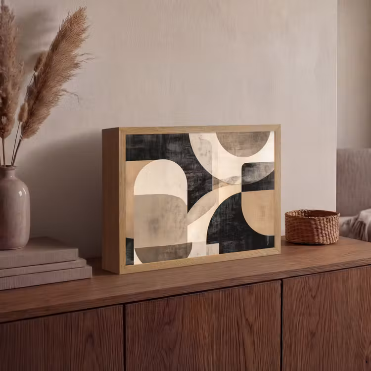 Lightbox - Wandlamp - Abstract - Vormen - Modern - Beige — 4