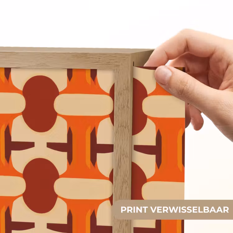 Lightbox - Wandlamp - Geometrisch - Retro - Oranje — 5