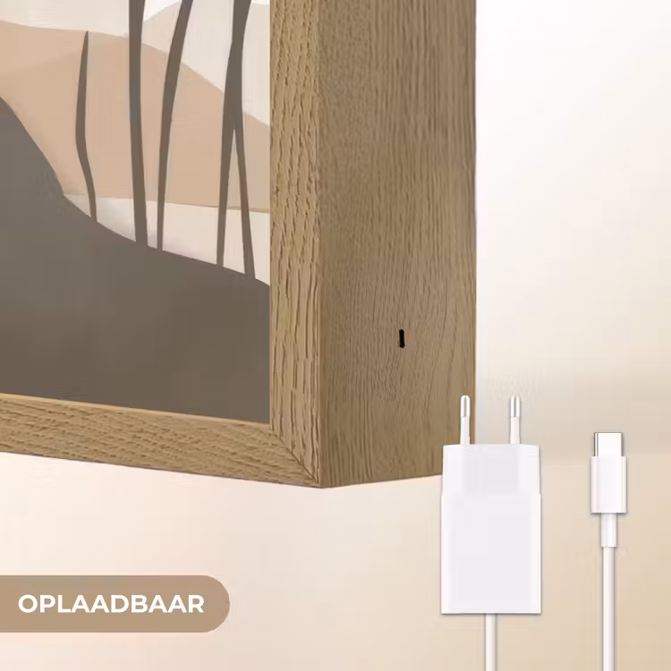 Lightbox - Wandlamp - Japandi - Landschap - Beige — 7