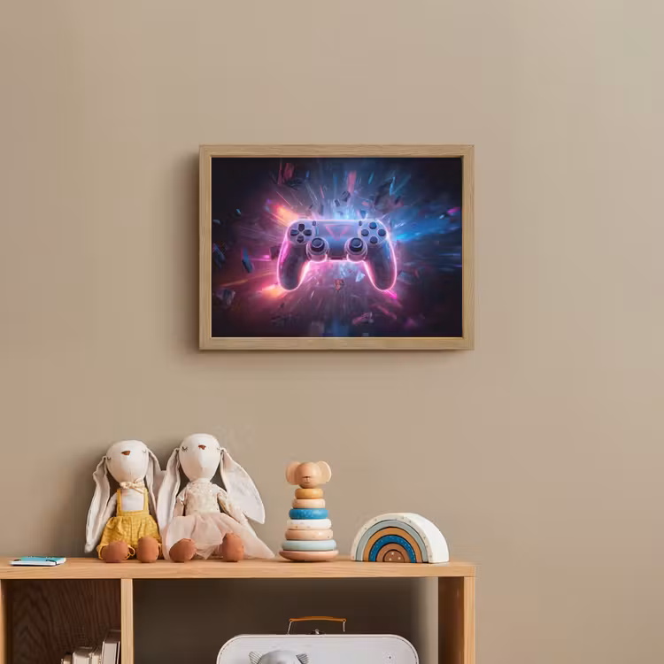 Lightbox - Wandlamp kinderkamer - Controller - Neon - Explosie - Abstract — 3
