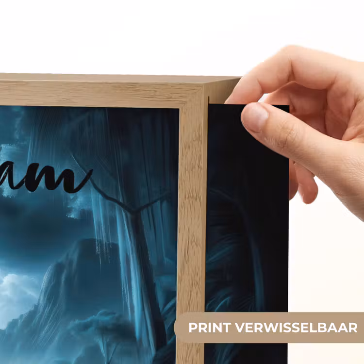 Lightbox - Wandlamp kinderkamer met naam - Dino - Jongens - Groen - Blauw - T-Rex — 5