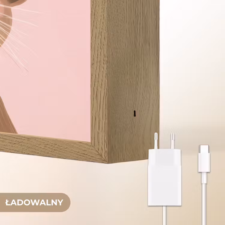 Lightbox - Wandlamp kinderkamer - Otters - Glimlach - Bruin — 9