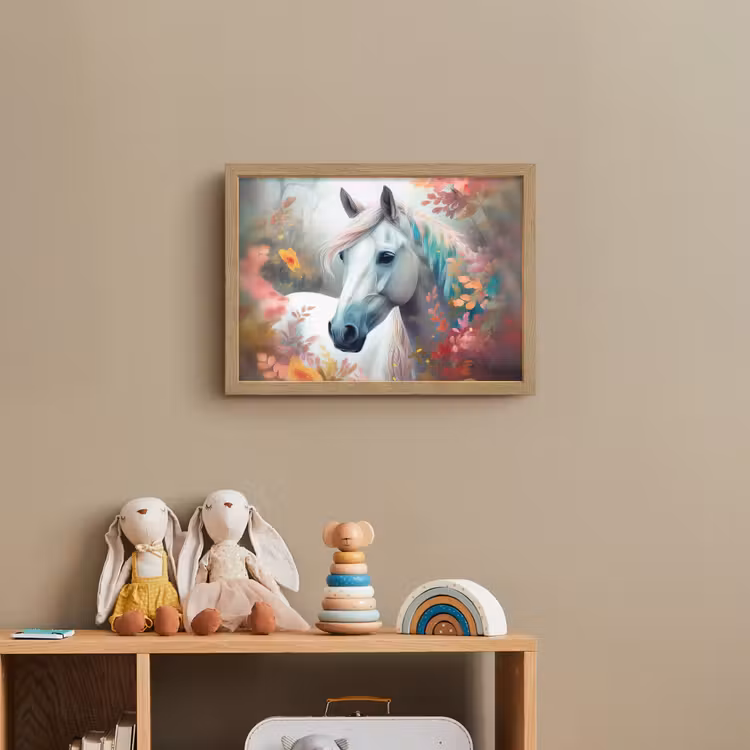 Lightbox - Wandlamp kinderkamer - Paard - Natuur - Bloemen - Dieren - Bos — 3