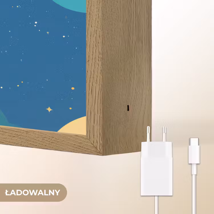 Lightbox - Wandlamp kinderkamer - Raket - Planeten - Ruimte — 9